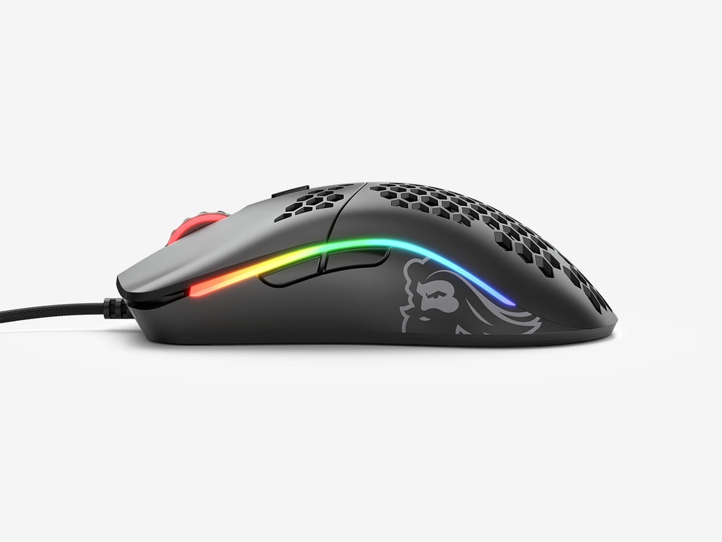 Maus gaming Glorious Model O, RGB, me kabllo, i zi