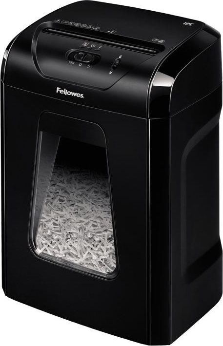 Shkatërrues dokumentesh Fellowes Powershred 12C, cross cut P 4, 12 fletë, 19L, i zi