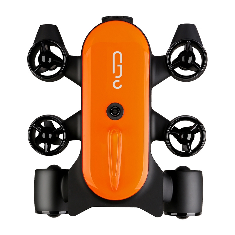 Dron nënujore Geneinno T1, 4K, 200 m, portokalli e zezë