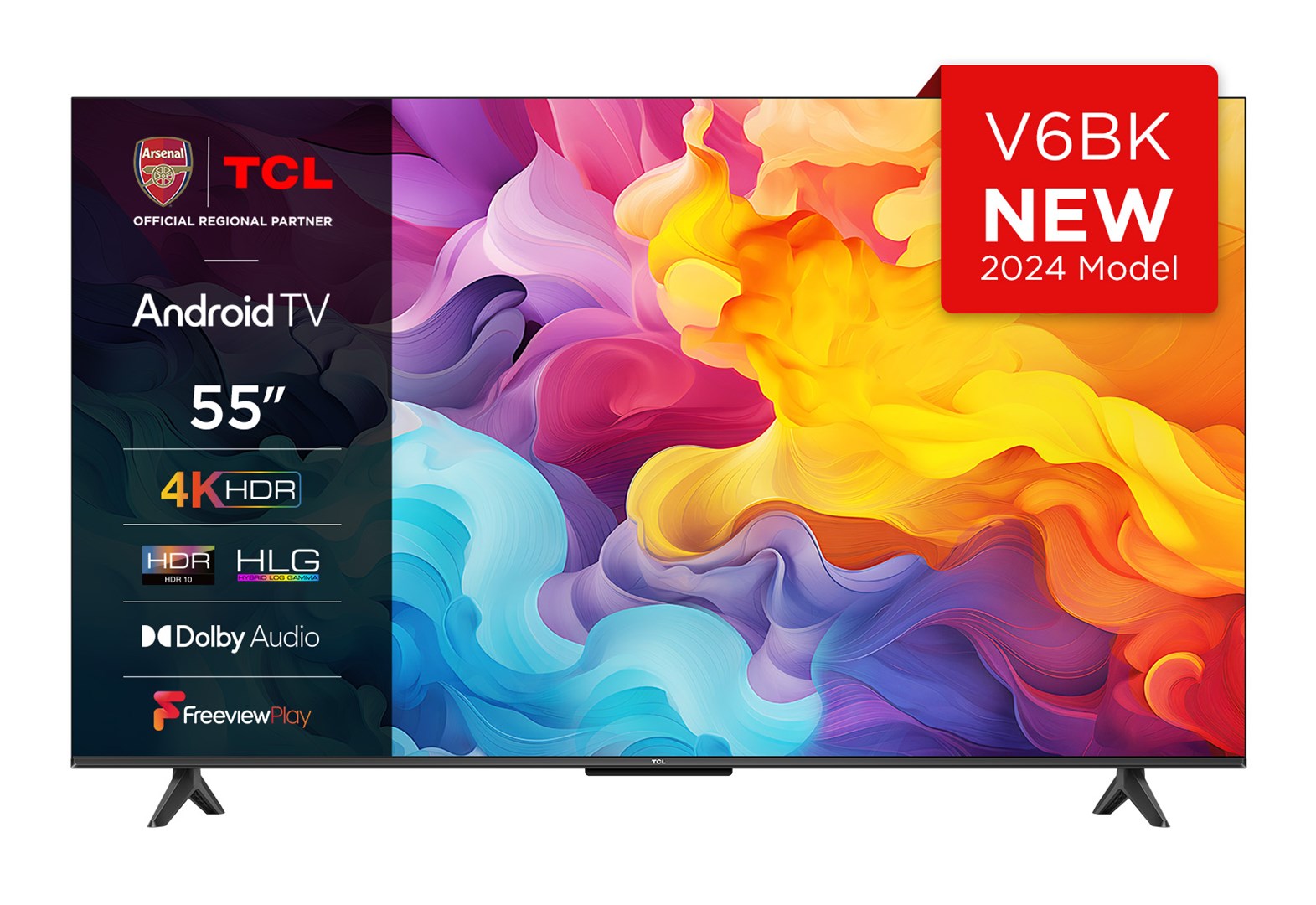 Televizor TCL 55V6K, LED, 55", 4K Ultra HD, Google TV, i zi