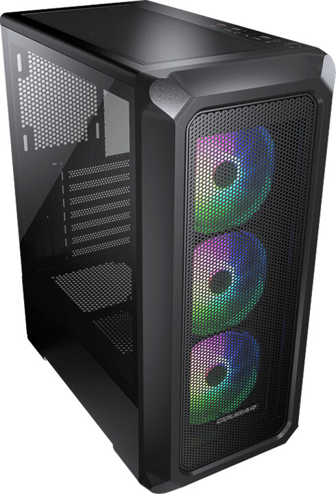 Kasë Cougar Archon 2 RGB Mesh, TG, e zezë