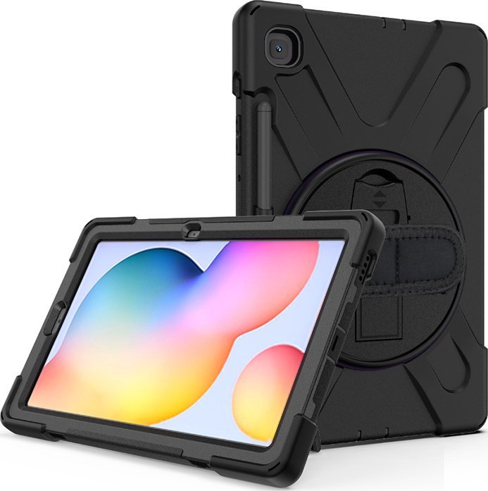 Kllëf tablet eStuff Samsung Galaxy Tab S6 Lite, cover mbrojtës, gri