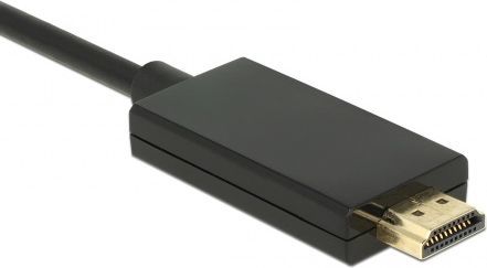 Kabllo Delock DisplayPort - HDMI, 3m, e zezë