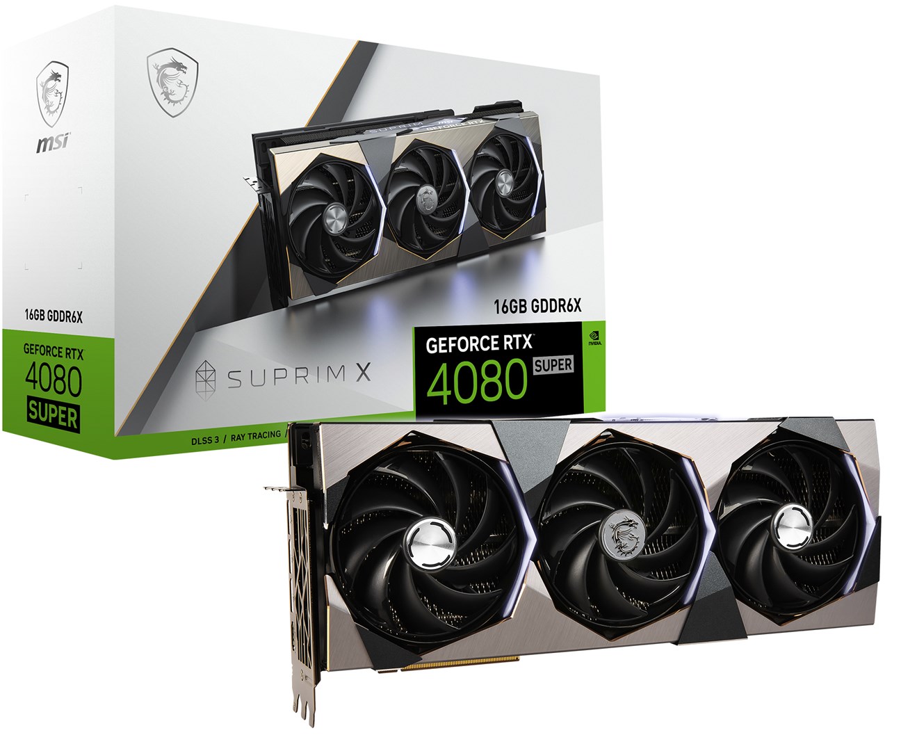 Kartelë grafike MSI SUPRIM GeForce RTX 4080 SUPER 16G X NVIDIA, 16 GB GDDR6X