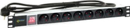 Prizë RACK 19" Pulsar RALZ, 8 dalje, 1.7m, e zezë