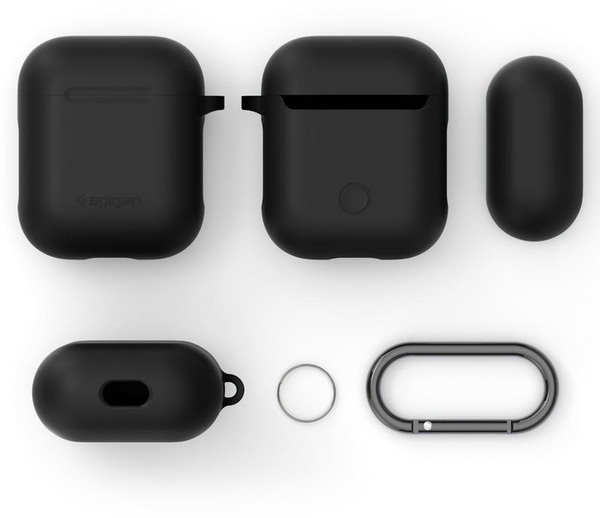 [OUTLET] Këllëf Spigen për AirPods, i zi