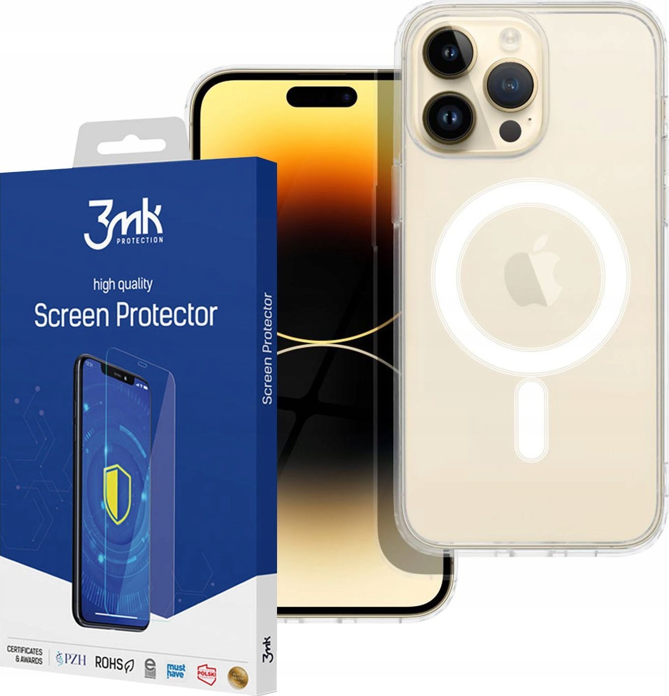 Këllëf telefoni MagSafe për iPhone 12 Pro Max, transparent