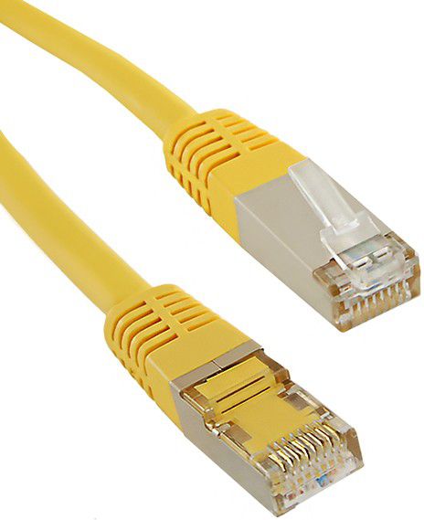 Kabllo rrjeti Qoltec Patchcord FTP Cat6 50540, 0.25m, RJ45, e verdhë