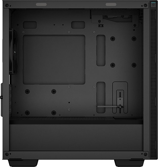 [OUTLET] Kasë Deepcool CH370, e zezë, Midi Tower