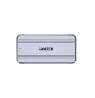 Kuti e jashtme për SSD Unitek, M.2 NVMe, USB4 40Gbps, me ftohje aktive, argjend