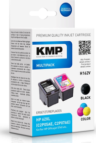 Kartrixë boje KMP H162V, kompatibile HP 62XL, multipack, shumëngjyrëshe