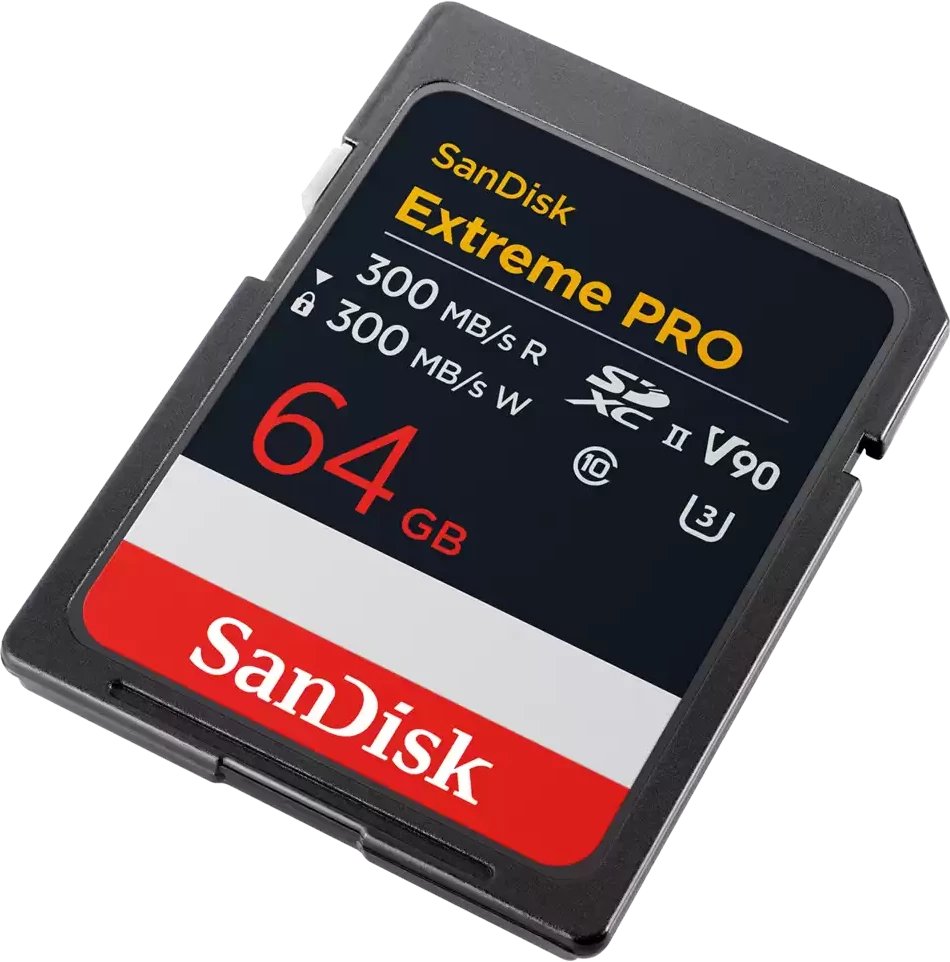 Kartë memorie SanDisk Extreme PRO, 64GB SDXC, UHS-II Class 10
