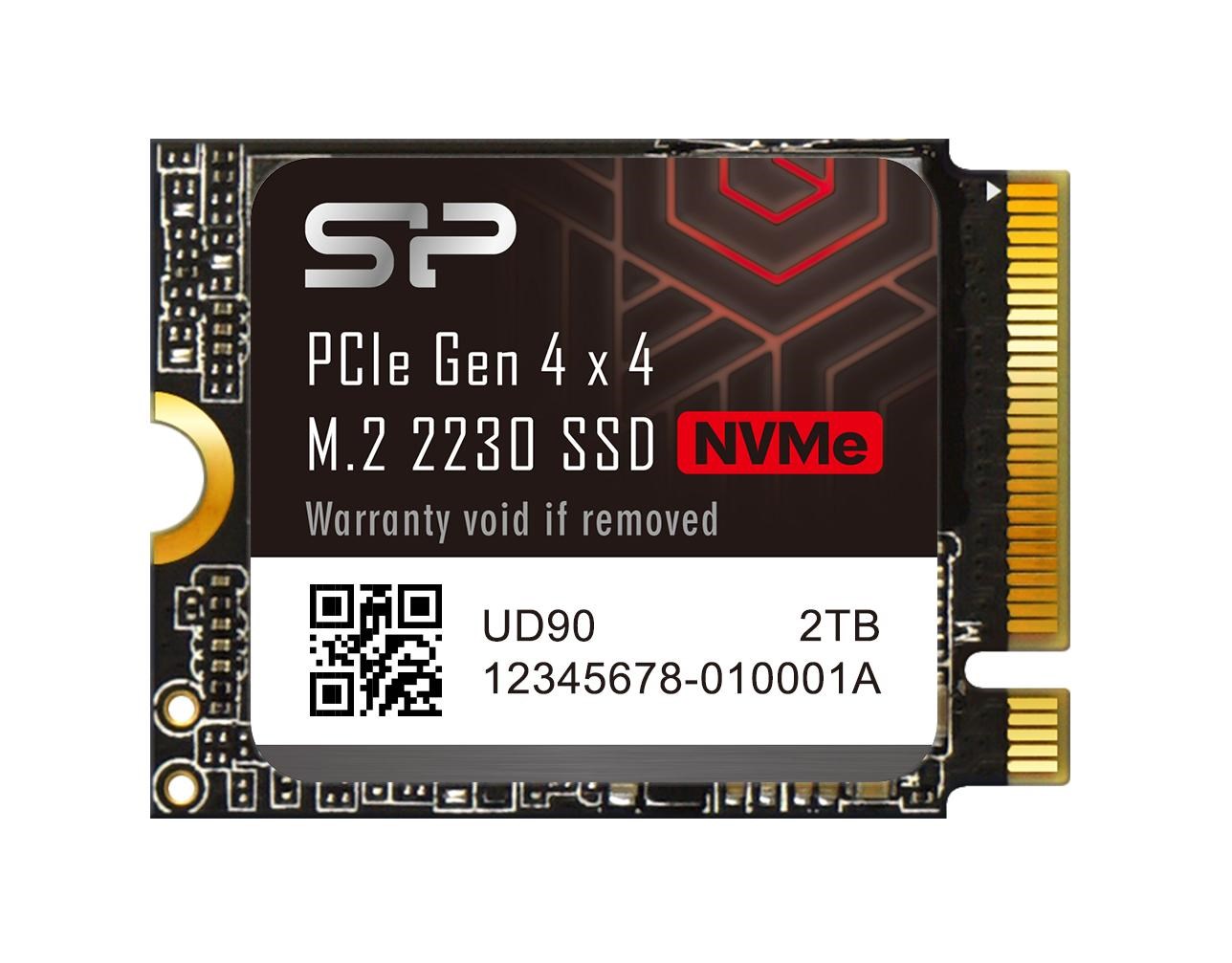 SSD i brendshëm Silicon Power UD90, 2TB, M.2 2230, NVMe, e zezë