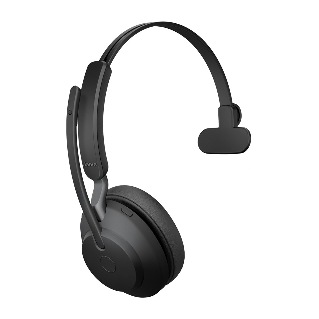 Kufje Jabra Evolve2 65 USB-A UC Mono, Bluetooth, të zeza
