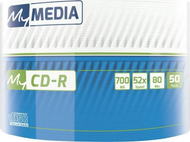 Disqe CD-R Verbatim My Media, 700MB, 52x, 50 copë