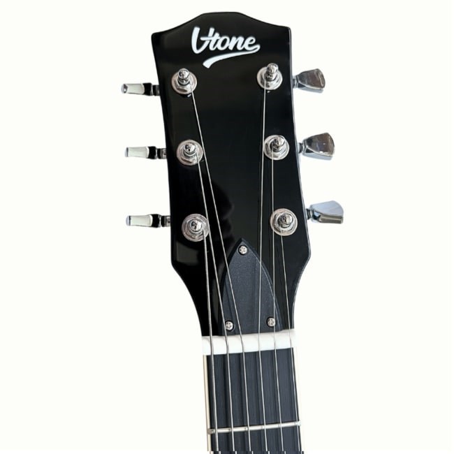 Kitarra elektrike V-tone VLP1, 4/4 39", stil Les Paul, e zezë
