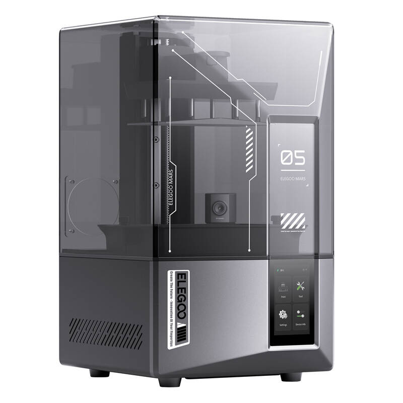 Printer 3D rezine Elegoo Mars 5 Ultra, LCD 9K, WiFi USB, gri