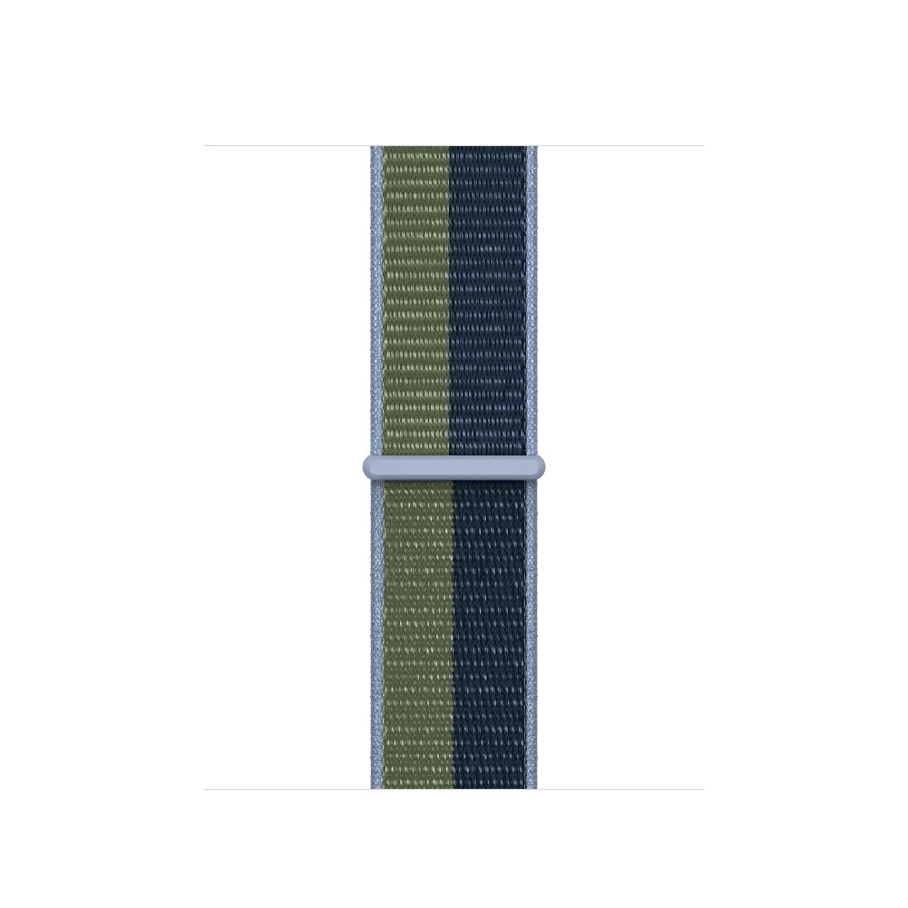 Apple Watch 41mm Band, Abyss Blue/Moss Green Sport Loop - Regular (Seasonal Fall 2021)