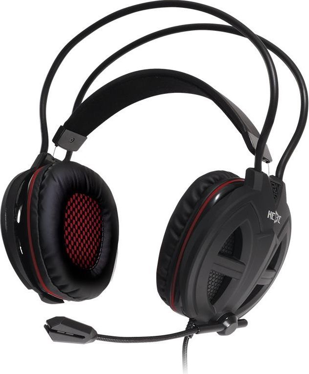 Kufje gaming Gamdias Hebe V2 GHS3300, stereo, me mikrofon, të kuqe