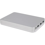 Docking station LMP DuoDock USB C, 9 porta, SSD M.2 NVMe, e bardhë