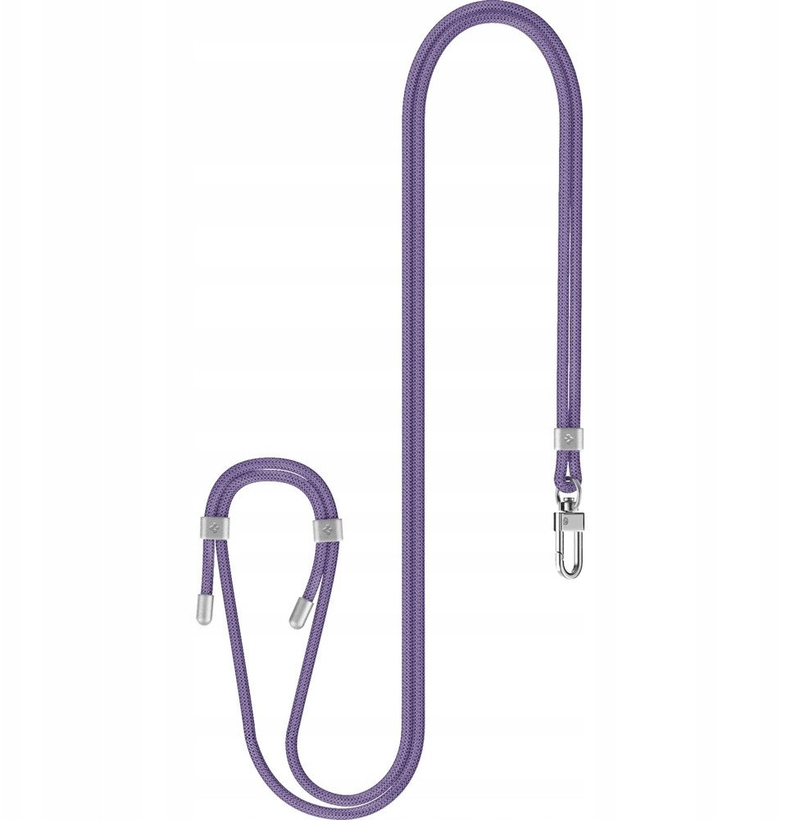 Rrip universal për telefon Spigen Universal Cross Body Strap 2, i rregullueshëm, paketë 1, vjollcë e errët