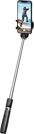 Shkop për selfie Natec WIRELESS TRIPOD ALVITO BT 4.0, i zi