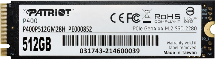 Disk Patriot P400, M.2 - 1TB