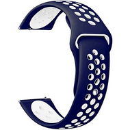 Rrip ore Eternico Sporty Universal Quick Release, 22mm, e bardhë dhe blu