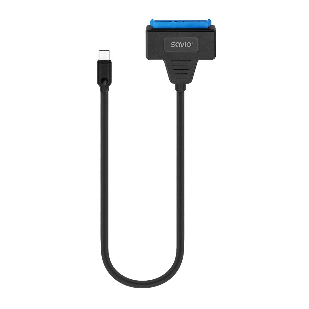 Kuti adapteri për disk 2.5" Savio AK-69, USB C 3.1 Gen 1, i zi