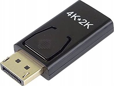 Adapter DisplayPort në HDMI PremiumCord, 4K 30Hz, pozicion mashkull në femër, i zi