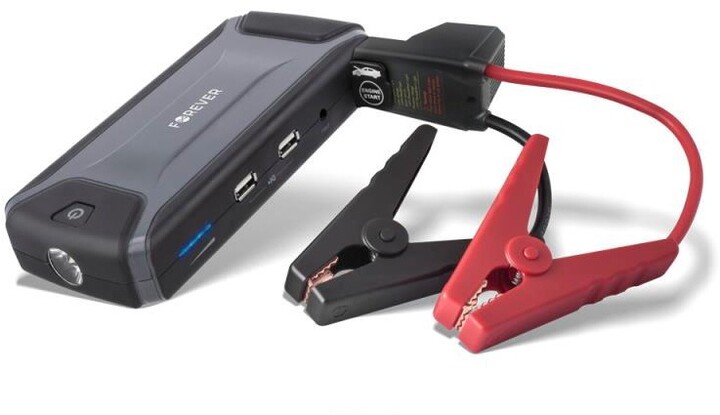 [OUTLET] Powerbank Forever JS-200 Pro 40Wh me kabllo starter, 12000mAh, i z