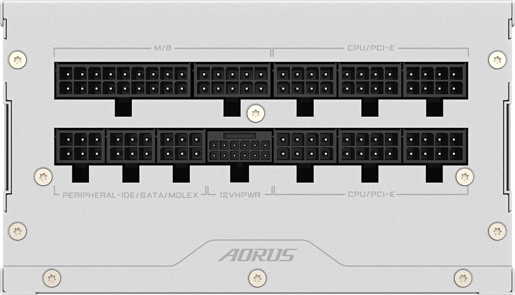 Furnizues energjie GIGABYTE AORUS ELITE P1000W ICE, 1000W, 80 PLUS Platinum, modular, i bardhë