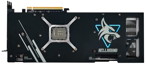 Kartë grafike PowerColor Hellhound RX 7900 XTX 24G L OC, 24GB GDDR6, 4K, e zezë