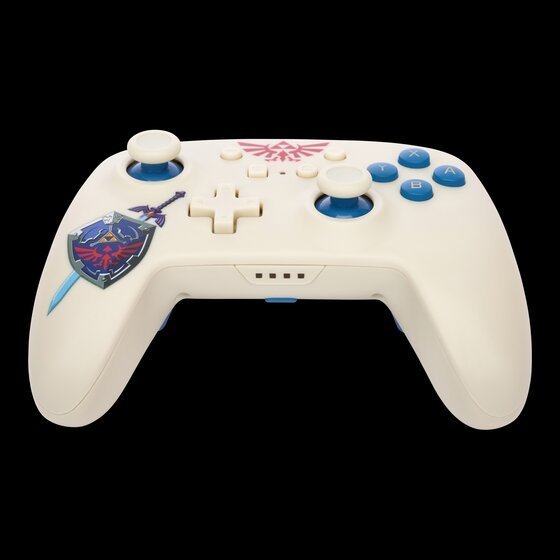 Kontroller PowerA Zelda Sworn Protector, wireless, i bardhë