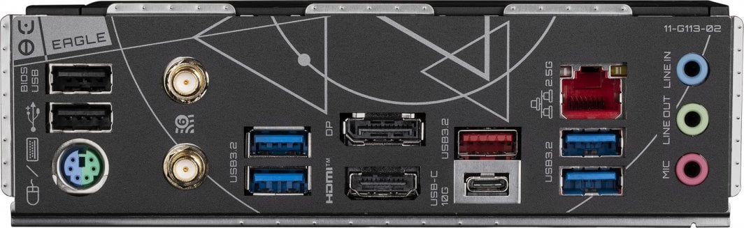Матична плоча Gigabyte Z790 EAGLE AX, Intel Z790, Socket 1700, 4 slota, Bluetooth, Wi-Fi 6, ATX