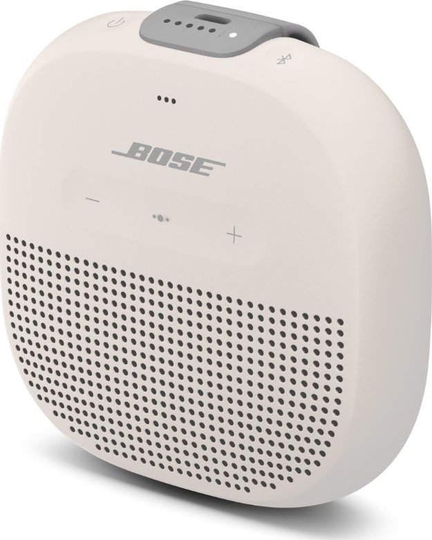 Altoparlant Bluetooth Bose SoundLink Micro, rezistent ndaj ujit, wireless, i bardhë