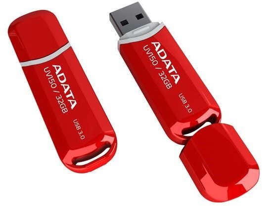 USB ADATA UV150, 32GB, e kuqe
