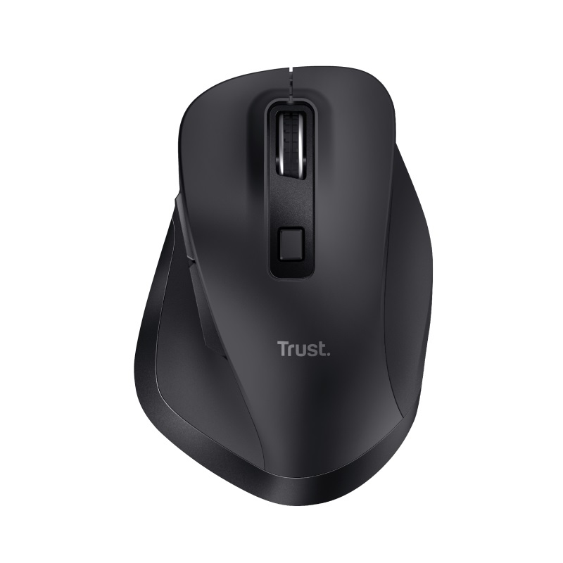 Maus TRUST Fyda, optik, 2400 DPI, 6 butona, Wireless, i zi