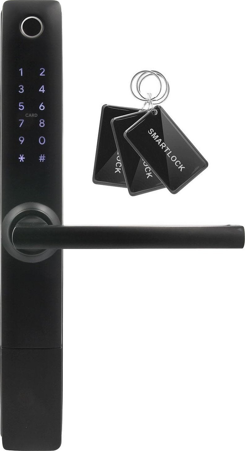 Bravë elektronike Handle With Code, instalim i lehtë, me kod, argjendtë