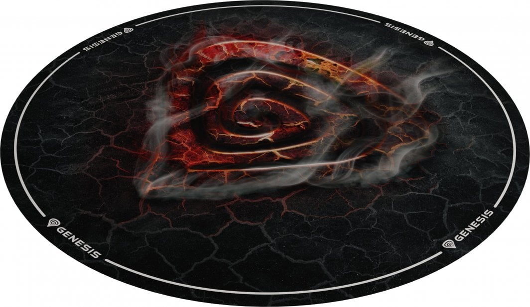 Tapet mbrojtës për karrige Genesis Tellur 400 Round Lava, 100cm, rrethor, shumëngjyrësh