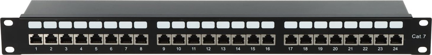 Patch panel Logilink PP-24 RJ45, 24 porta, Cat 7 FTP, 19" RACK, gri