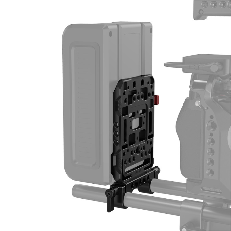Mbajtës Bateri V SmallRig me Klip të Dyfishtë 15mm