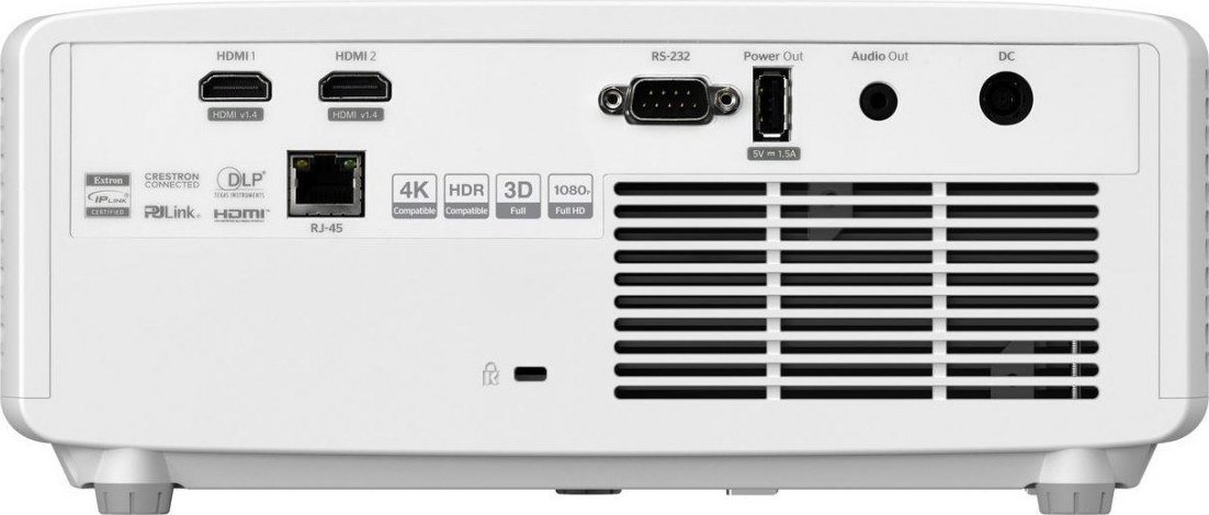 Projektor Optoma ZH450, Full HD 1080p, lazer, i bardhë