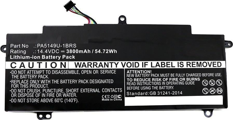 Bateri laptopi MicroBattery për Toshiba Tecra Z40 A, zëvendësuese, e zezë