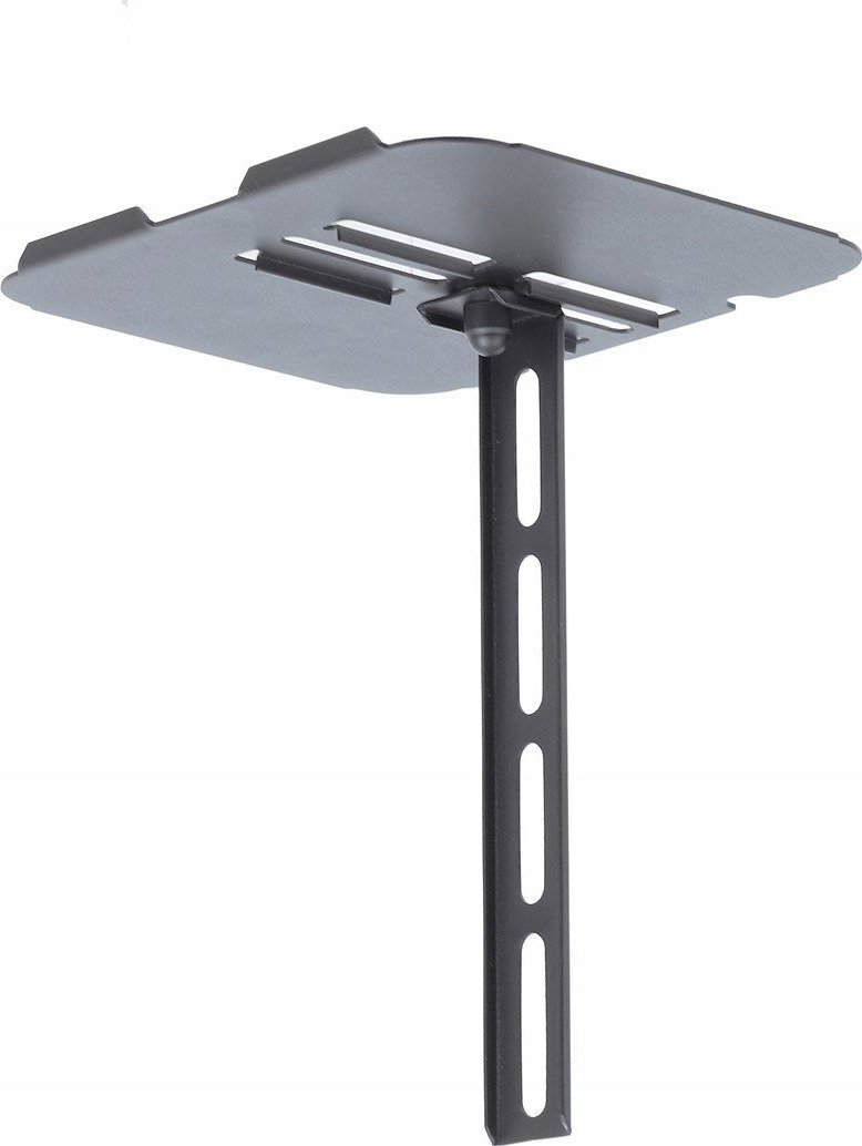 Raft muri për pajisje audio video Art D-52, metal dhe xham i temperuar, i zi