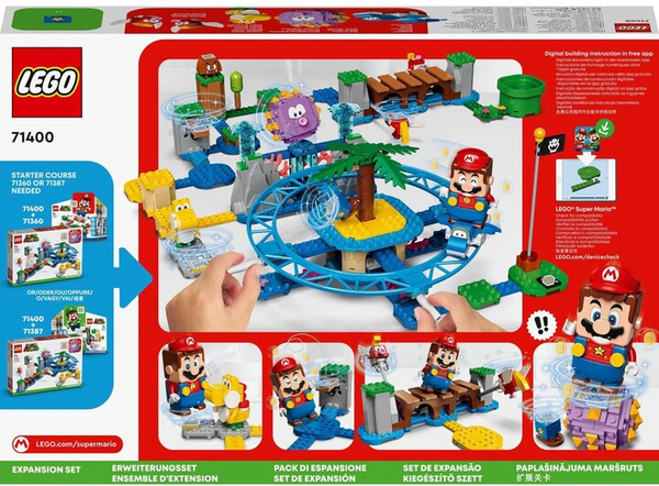 Set LEGO Super Mario™ 71400 Beach ride with Big Urchin
