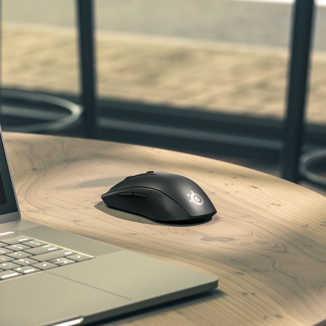 Maus lojërash SteelSeries Rival 3 Wireless, TrueMove Air, i zi