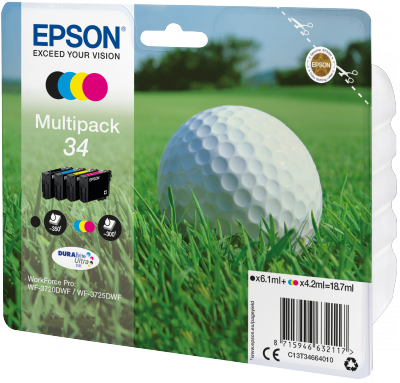 Ngjyrë Epson Multipack 4-colours 34 DURABrite Ultra