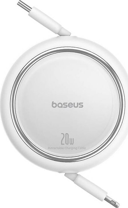 Kabllo zgjatëse Baseus Free2Pull USB C në Lightning, 1m, 20W, e bardhë