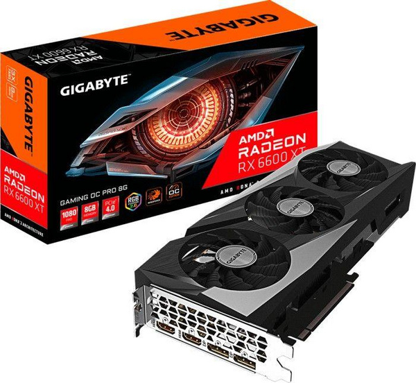 Kartelë grafike Radeon RX 6600 XT Gaming OC Pro 8GB GDDR6 (GV-R66XTGAMINGOC PRO-8GD)